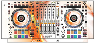 Pioneer DJ DDJ SZ 2 Skin Orange Swirl